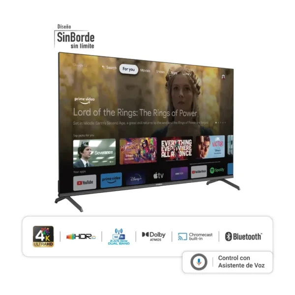 TV HYUNDAI ANDROID 55" HYLED55 4K - Imagen 3