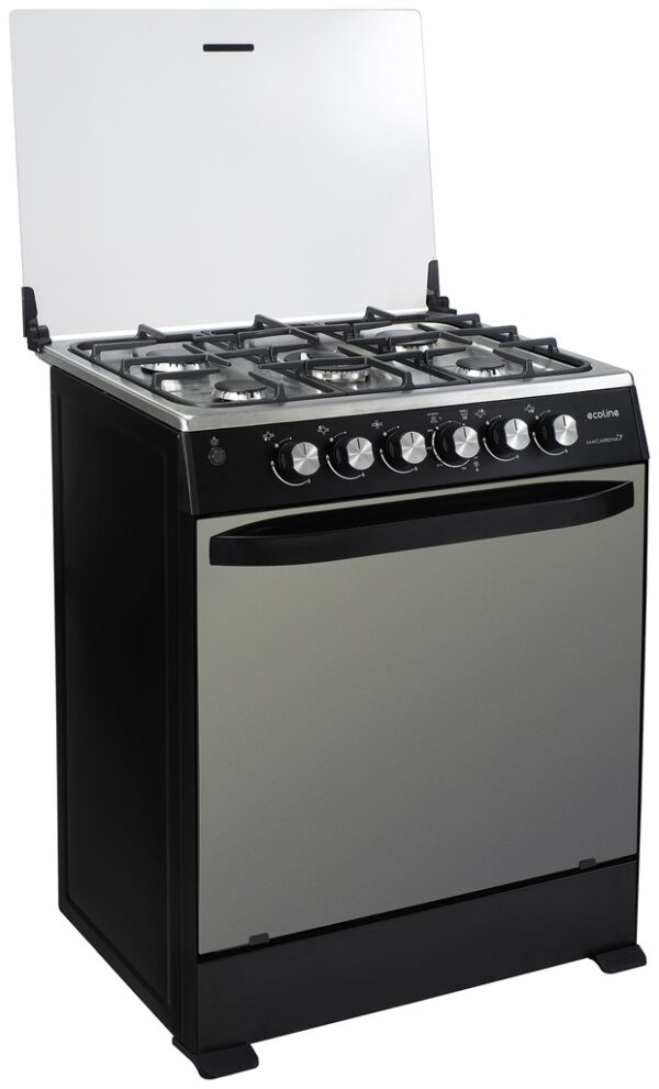 Cocineta Macarena 30" con Tapa Eléctrica Ecoline Negro