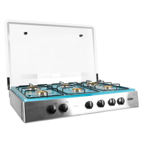 RAGAZZA 6Q C/T INOX EC ECOLINE NEGRO - Imagen 2
